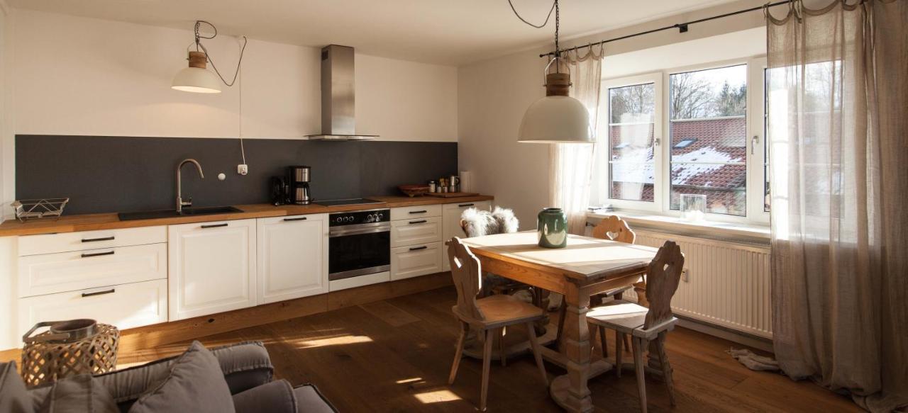 Modern-Bayrisches Apartment Mit Seeblick Tegernsee Exteriér fotografie