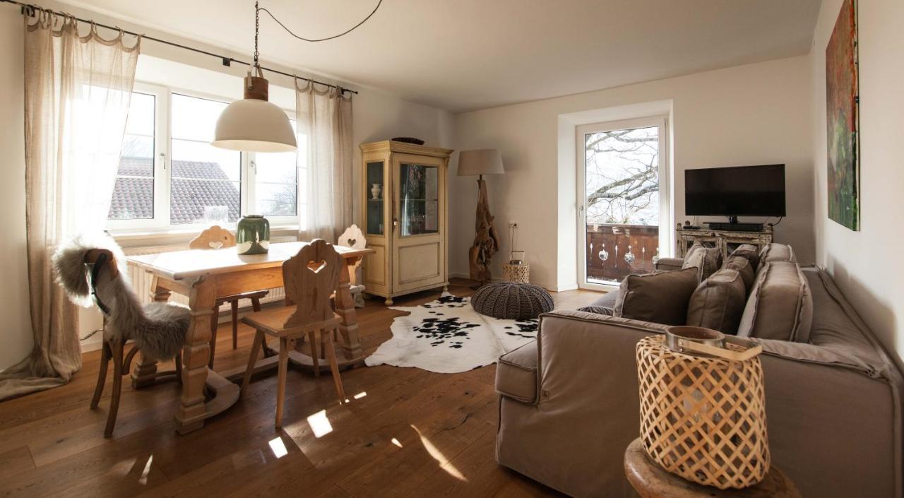 Modern-Bayrisches Apartment Mit Seeblick Tegernsee Exteriér fotografie